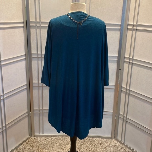 *Lularoe Teal Open Cardigan Sweater - Picture 2 of 5